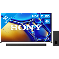 Sony Bravia 8 II 55 QD-OLED (2025) + Sony Bravia Theatre Bar 7 Zwart