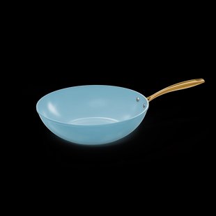 Ocean Blue Wokpan 30 cm