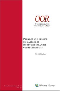 Product as a Service en Cascokoop in het Nederlandse vermogensrecht