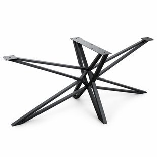 Stalen matrix zwart spinpoot lengte 140 cm bij 70 cm, hoogte 72 cm en koker 4 bij 2 cm