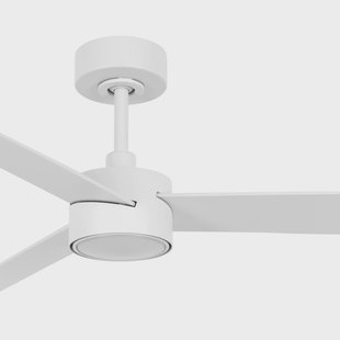 Climate IV plafondventilator met verlichting, wit, stil - Beacon Beacon Lighting - Woonkamer - Modern - Kunststof