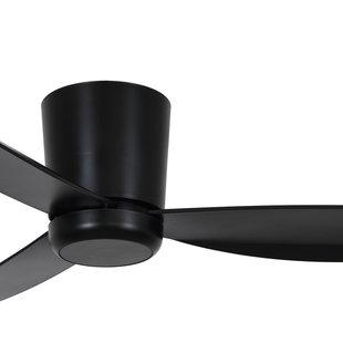 Array plafondventilator met verlichting, zwart, 137 cm, stil, Beacon Beacon Lighting - Woonkamer - Modern - Kunststof