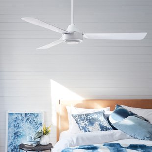 Bayside Calypso plafondventilator wit Ø 122 cm, stil - Beacon Beacon Lighting - Woonkamer - Modern - Kunststof