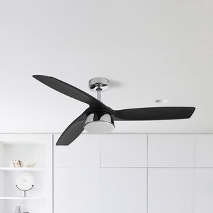 Bronx LED plafondventilator DC, stil, 132 cm, CCT - Beacon Beacon Lighting - Woonkamer - Modern - Kunststof