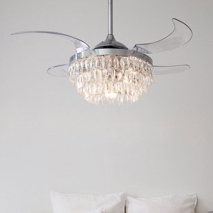 Fanaway Veil plafondventilator met verlichting, chroom, stil - Beacon Beacon Lighting - Woonkamer - Kunststof
