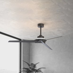 Brisa LED plafondventilator zwart/hout DC, stil - Mantra Mantra Iluminación - Woonkamer - Modern