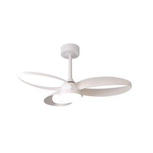 Infinity LED plafondventilator, wit, DC, stil, CCT - Mantra Mantra Iluminación - Woonkamer - Modern - Kunststof