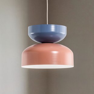 Tula hanglamp, koraal/blauw, metaal - ALDEX - Eetkamer - Modern - 1 lamp