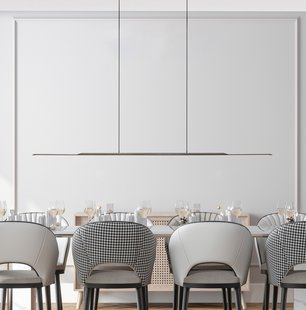 Surface LED hanglamp, grijs, 160 cm, aluminium, 3.000 K - PURE - Woonkamer - Modern - 1 lamp