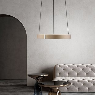 E-Clipse LED hanglamp, brons, Ø 50 cm, CCT - PURE PURE E-Clipse - Woonkamer - Modern - Metaal - 1 lamp