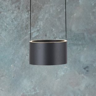 Clipse LED hanglamp, grijs, Ø 20 cm, CCT-dimmer, 2-lamps - PURE - Woonkamer - Modern - Metaal - Meerdere lampen
