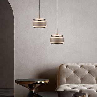 LED hanglamp Falling Rings, brons Ø 13 cm, CCT - PURE - Woonkamer - Modern - Metaal - 1 lamp