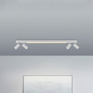 Lines LED plafondlamp, 120 cm, wit, CCT, afstandsbediening - PURE Pure Lines - Woonkamer - Modern - Metaal - Hoekig