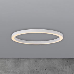 Lines LED plafondlamp, Ø 70 cm, wit, CCT-afstandsbediening - PURE - Woonkamer - Modern - Metaal - Rond