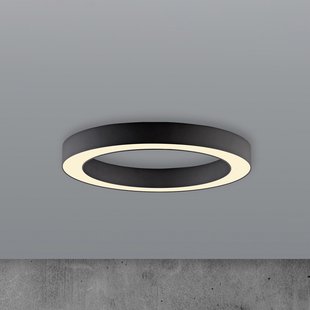 Lines LED plafondlamp, Ø 35 cm, grafiet, CCT, afstandsbediening - PURE - Woonkamer - Modern - Metaal - Rond