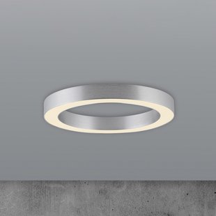 Lines LED plafondlamp, Ø 35 cm, zilverkleurig, CCT - PURE - Woonkamer - Modern - Metaal - Rond