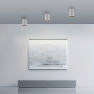 Point LED badkamer plafondlamp, wit, Ø 6 cm, metaal, IP44 - PURE - Modern - 1 lamp