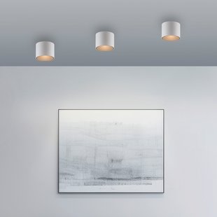 Point LED badkamer plafondlamp, wit, Ø 18 cm, metaal, IP44 - PURE - Modern - 1 lamp