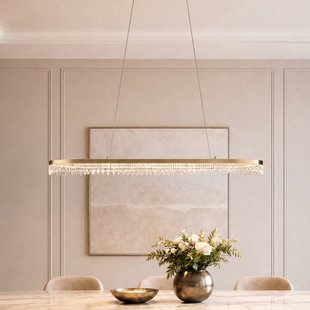 Milagro Lighting LED hanglamp Preciosa, goud, metaal, lengte 120 cm