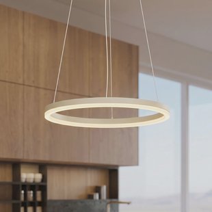 Albiona LED hanglamp, beige, 1 ring, Ø 40 cm - Arcchio - Keuken - Modern - Metaal - 1 lamp