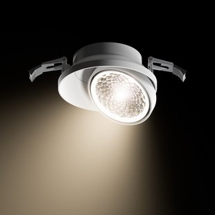 Nivo LED inbouwspot, wit, 36°, 14 cm draaibaar, dimbaar - Sigor - Woonkamer - Modern - Aluminium - 1 lamp