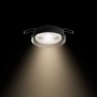 Nivo LED inbouwspot, zwart, 36°, 11 cm, vast, dimbaar - Sigor - Woonkamer - Modern - Aluminium - 1 lamp