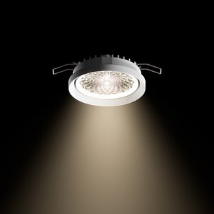 Nivo LED inbouwspot, wit, 36°, 11 cm, vast, dimbaar - Sigor - Woonkamer - Modern - Aluminium - 1 lamp