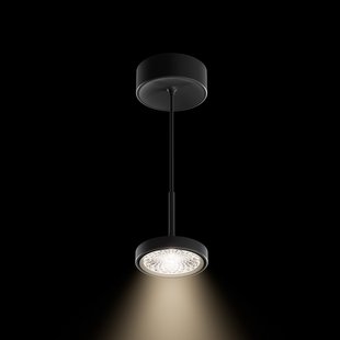 Nivo LED hanglamp, zwart, 36°, opbouw, dimbaar - Sigor - Woonkamer - Modern - Aluminium - 1 lamp
