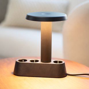 NOMAD LAMP 01 tafellamp, zwart, 19 cm - Forming Function NOMAD COLLECTION - Woonkamer - Designer - Aluminium - 1 lamp