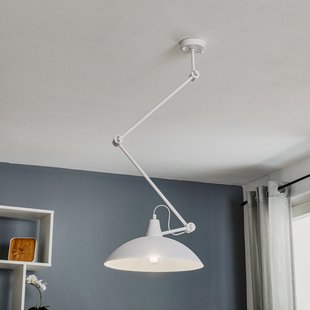 808 Plafondlamp wit, 1-lamp, verstelbaar - ALDEX - Woonkamer - Modern - Metaal