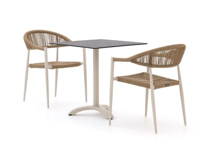 Manifesto Belpasso/Lisio 70cm dining tuinset 3-delig stapelbaar - Laagste prijsgarantie!