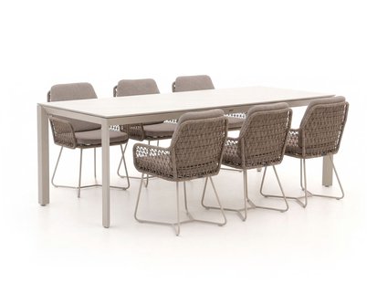 Intenso Trasimeno/Sestino 220cm dining tuinset 7-delig - Laagste prijsgarantie!