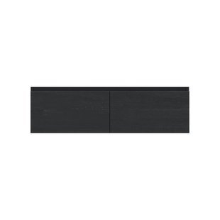 Gliss Design Onderkast Eros 140 cm 2 Lade Zwart eiken OP=OP