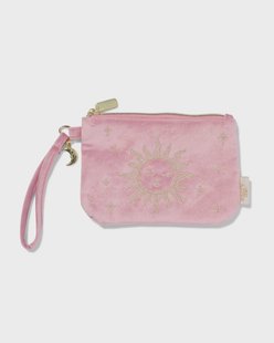 HEMA Sassy me sleutelhanger etui 18.5x13.5cm zonnetje (oudroze)