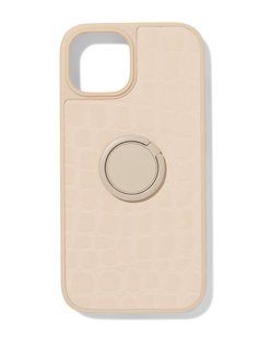HEMA Sassy me telefoonhoesje iPhone 15 kunstleer (gebroken wit)
