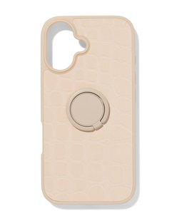 HEMA Sassy me telefoonhoesje iPhone 16 kunstleer (gebroken wit)