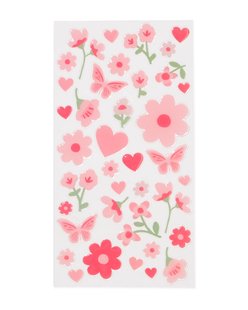 HEMA Stickervel 23.5x10cm bloemen (multicolor)