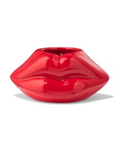 HEMA Pennenbak 14x9x7cm keramiek lipvorm (rood)