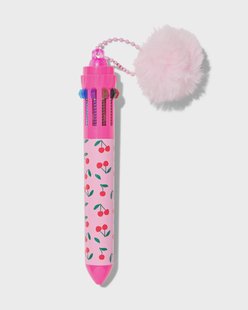 HEMA Meerkleurenpen 13.5cm met pompon (multicolor)