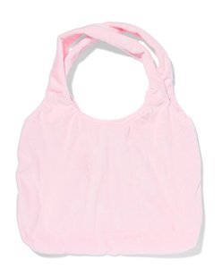 HEMA Tas 60x45x32cm fluffy roze (roze)