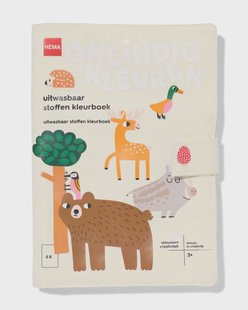 HEMA Uitwasbaar kleurboek 22x16cm dieren