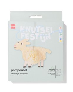 HEMA Knutselpakket pompomset schaap