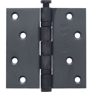Intersteel Kogellagerscharnier RVS rechte hoeken 89x89mm PVD antraciet tot 70 kilo