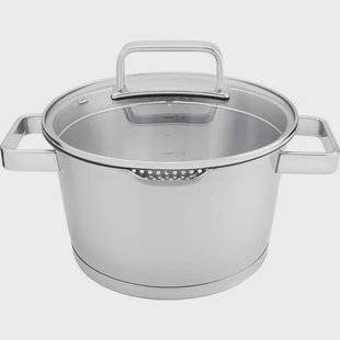 Sola Soeppan Diamond RVS Downdraft en Inductie geschikt ø 24 cm / 5.5 liter - geschikt voor alle warmtebronnen
