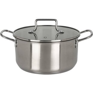 Cookinglife Kookpan Essential Steel RVS Ø 20 cm - 2.7 liter - geschikt voor alle warmtebronnen