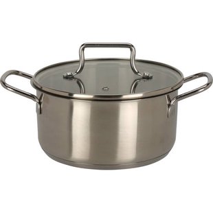 Cookinglife Kookpan Essential Steel RVS Ø 18 cm - 1.9 liter - geschikt voor alle warmtebronnen