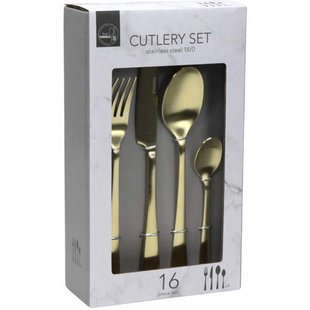 Studio Tavola Bestekset - Modern - Champagne - 16-delig / 4 personen