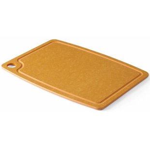 Hendi Snijplank antislip - vaatwasserbestendig - bruin houtvezel - 37 x 27.5 cm