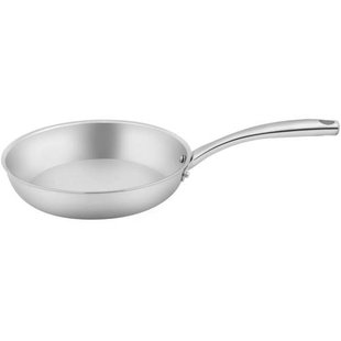 Sola Koekenpan Green Cooking Triply RVS ø 24 cm - geschikt voor alle warmtebronnen - zonder anti-aanbaklaag