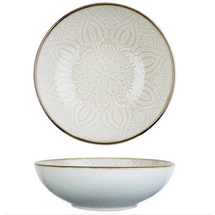 Cosy & Trendy Diepe Borden / Pastaborden Murano Beige ø 18.5 cm - 6 Stuks
